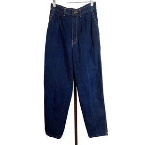 1980s Vintage Zena Denim Pleated front Jeans
